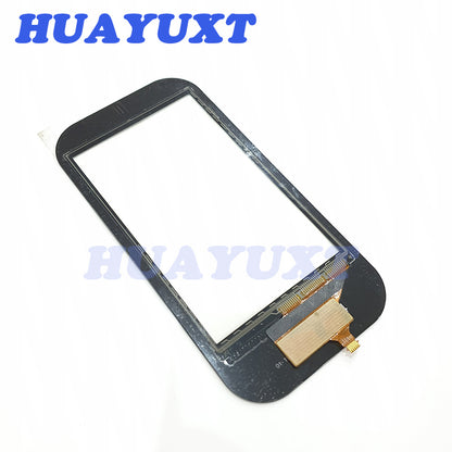 HUAYUXT Original used Glass cover screen for GARMIN approach g80 with Touch screen digitizer for APPROACH G80 garmin Repair replacement