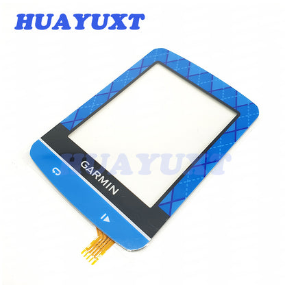 HUAYUXT Original used Glass cover screen for GARMIN edge 510 with Touch screen digitizer for edge 510 lcd garmin Repair replacement